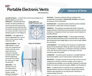 GORE_PEV_AcousticsGlossario